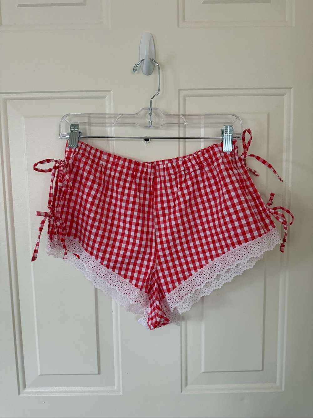 Colsie Red Gingham Pajama Shorts